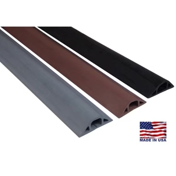 ED Rubber Duct Cover D-22- 10ft - Brown, Electriduct, Mfr#: D-22-10-BN